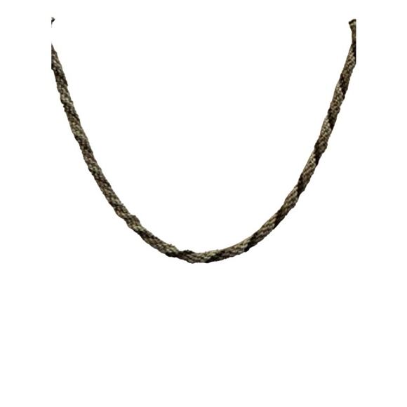 Vintage Christian Dior Tri-Color Twist Plated Gold Beautiful Necklace! Gorgeous! - Picture 2 of 9